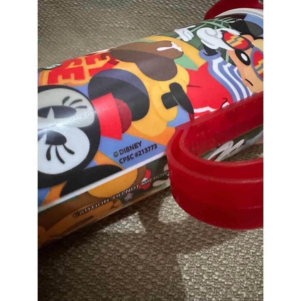 Walt Disney World Mickey Mouse Club Whirley Rapid Fill Reusable Travel Mug Cup